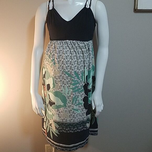 Liz Lange Maternity Blue & Green Dress - Picture 4 of 8